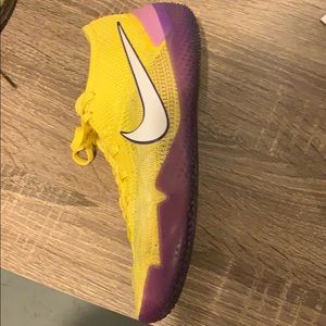Men’s Nike Kobe 9 yellow and purple
